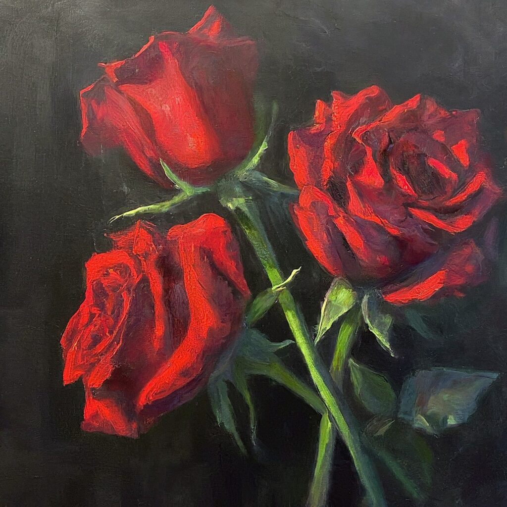 Almostartist / red roses